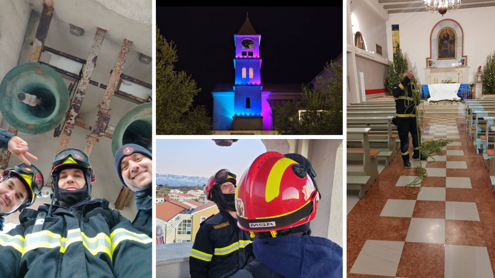 Župna crkva u Loparu, uz pomoć loparskih vatrogasaca, zasjala u novom blagdanskom ruhu! Župna crkva u Loparu, uz pomoć loparskih vatrogasaca, zasjala u novom blagdanskom ruhu!