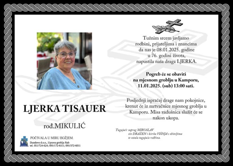 LJERKA TISAUER rođ. Mikulić