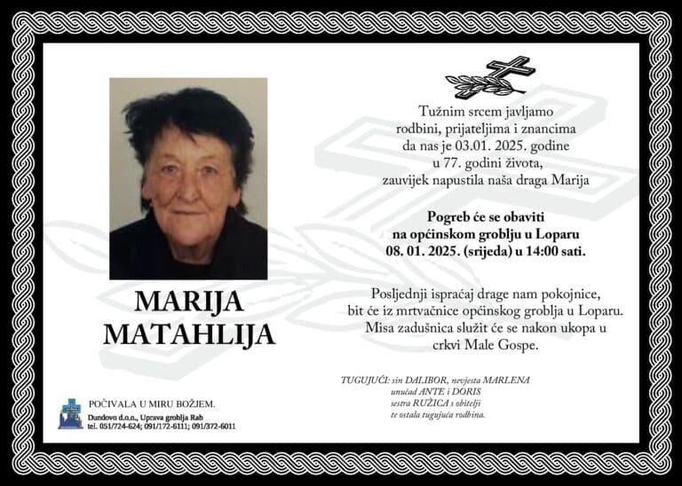 MARIJA MATAHLIJA