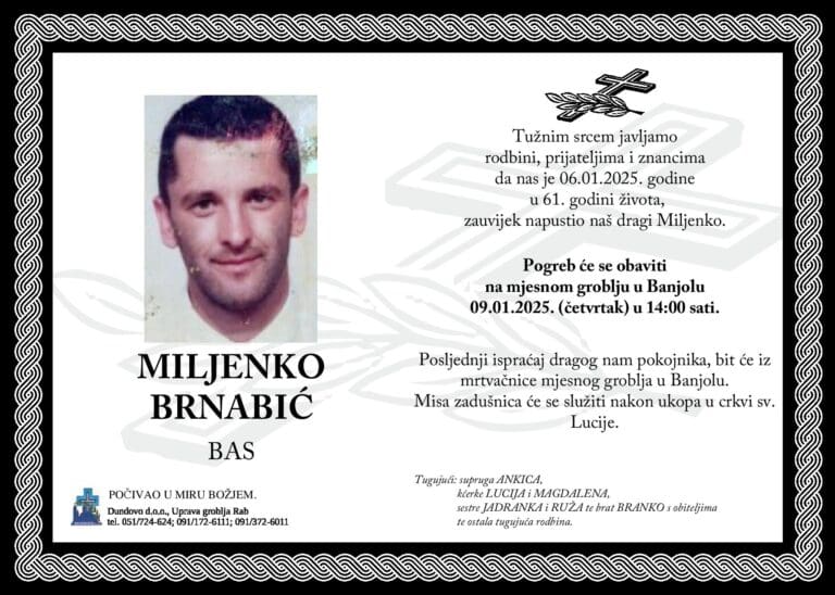 MILJENKO BRNABIĆ – Bas