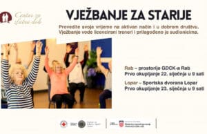 GDCK Rab u suradnji s partnerima počelo vježbanje za starije i u Rabu i u Loparu