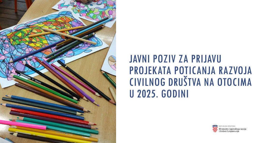 Za poticanje razvoja civilnog društva na otocima u 2025. godini predviđeno 350.000 eura
