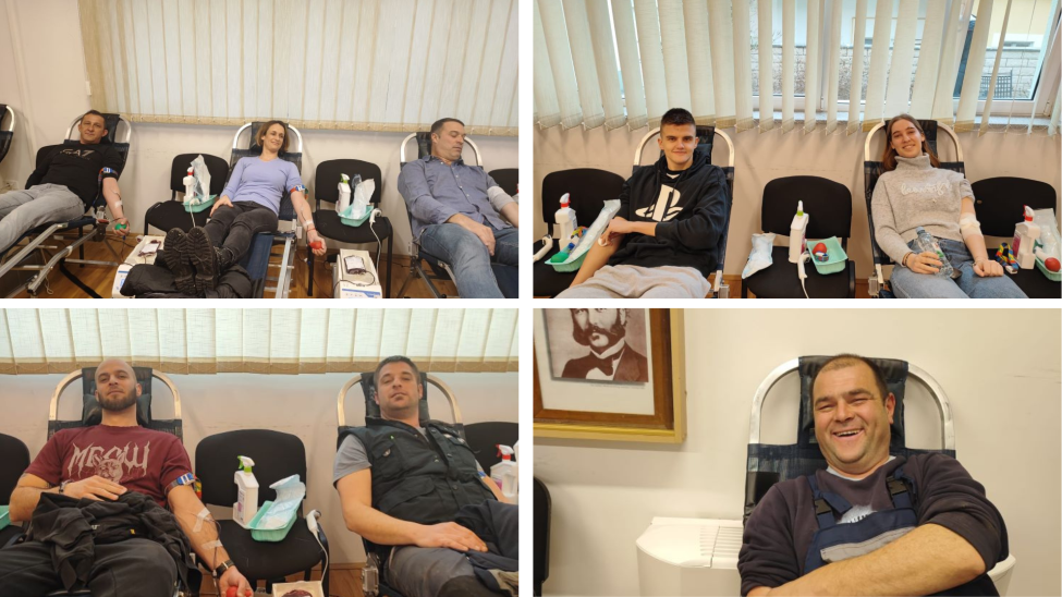 Završila dvodnevna akcija darivanja krvi, i neki maturanti postali dio darivateljske obitelji Završila dvodnevna akcija darivanja krvi, i neki maturanti postali dio darivateljske obitelji
