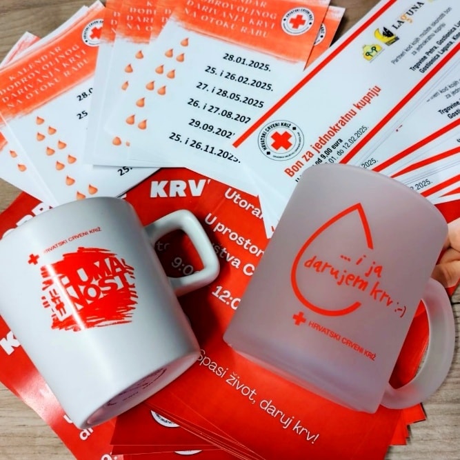 Dobrovoljno darivanje krvi na Rabu 25. i 26. veljače Dobrovoljno darivanje krvi na Rabu 25. i 26. veljače