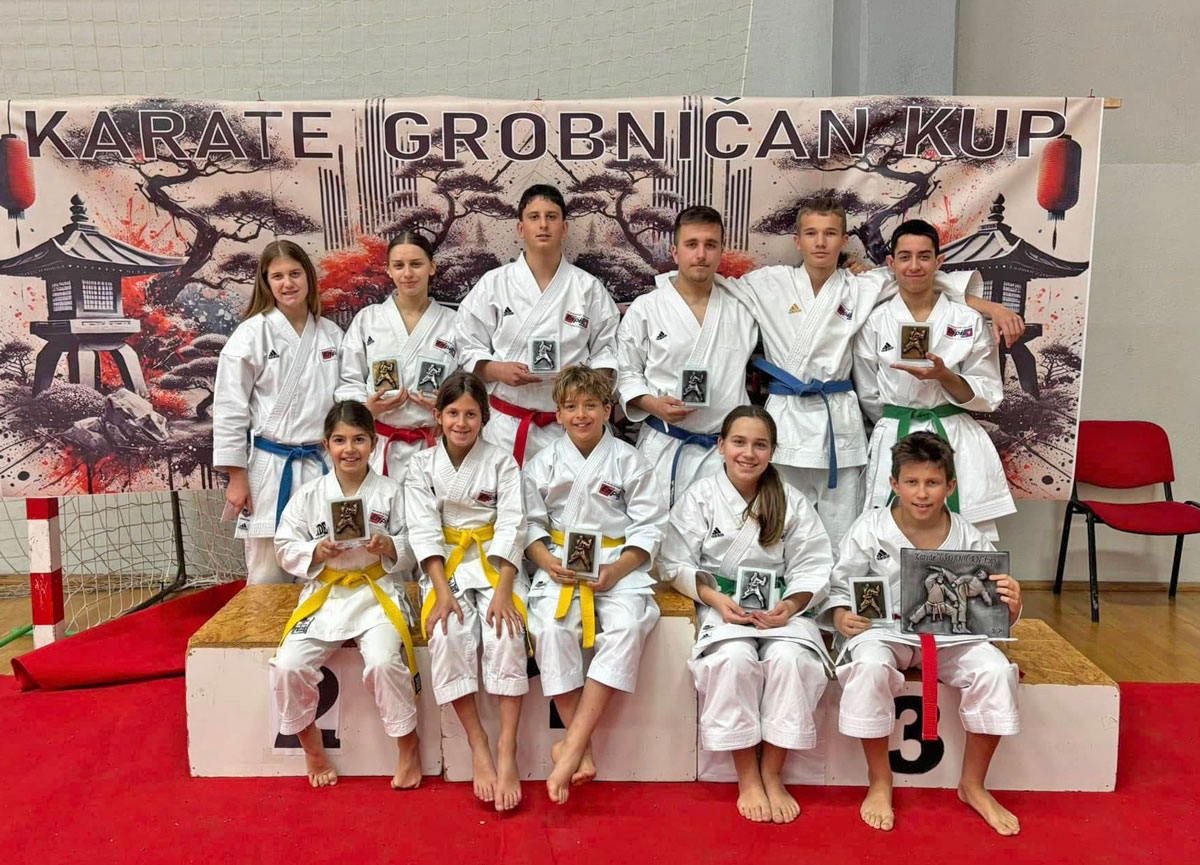 Na 12. karate Grobničan kupu 9 odličja za KK Rab-Enpi Na 12. karate Grobničan kupu 9 odličja za KK Rab-Enpi