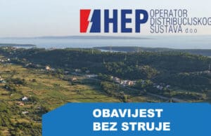 OBAVIJEST | U srijedu dio Mundanija povremeno bez struje
