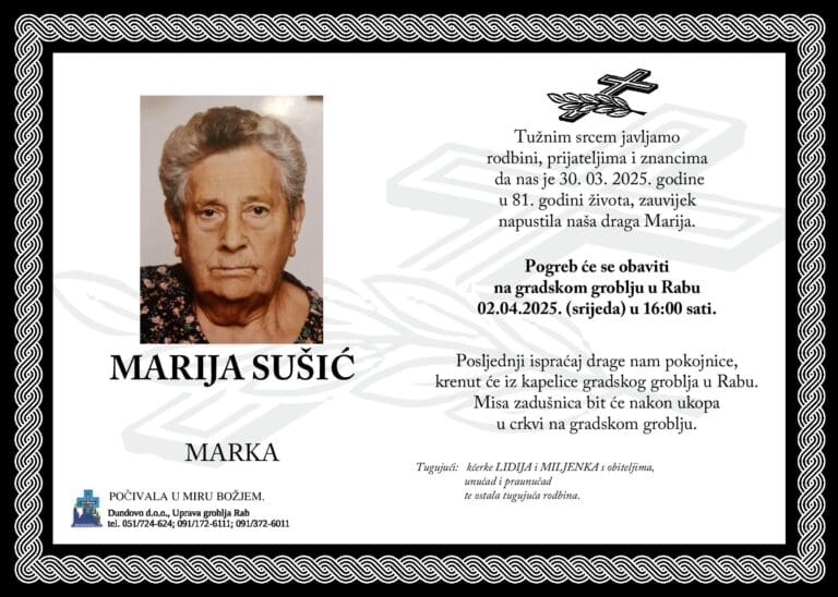 MARIJA SUŠIĆ – Marka