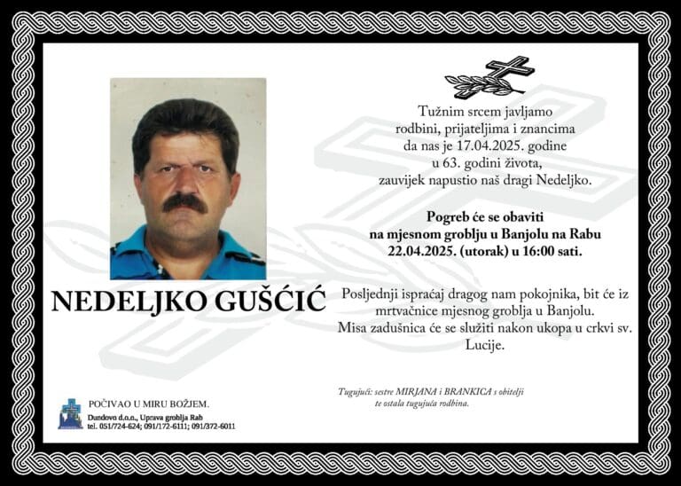 NEDELJKO GUŠĆIĆ