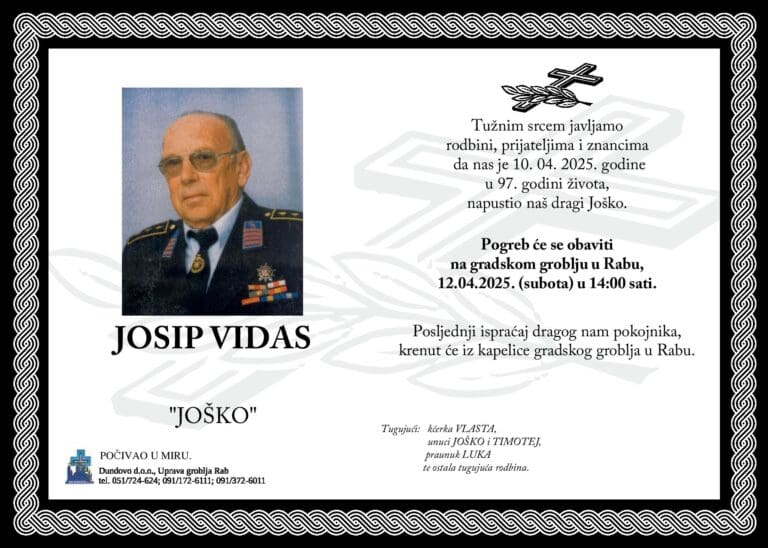 JOSIP VIDAS – Joško