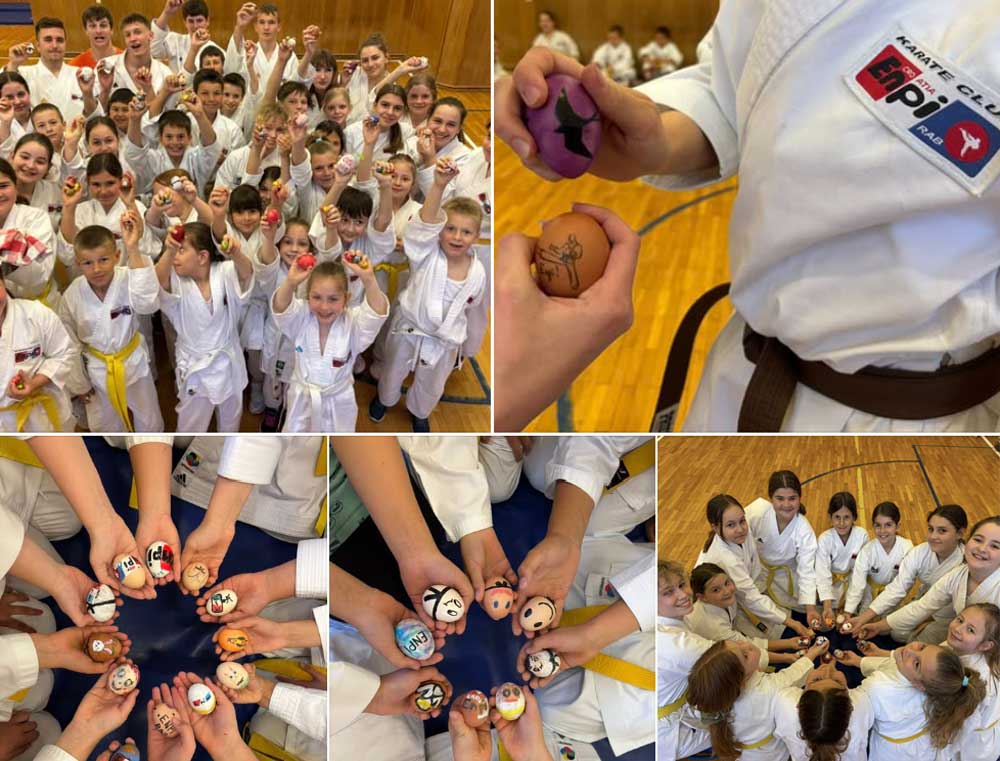 Pogledajte kako je izgledao uskrsni trening Karate kluba Rab-Enpi