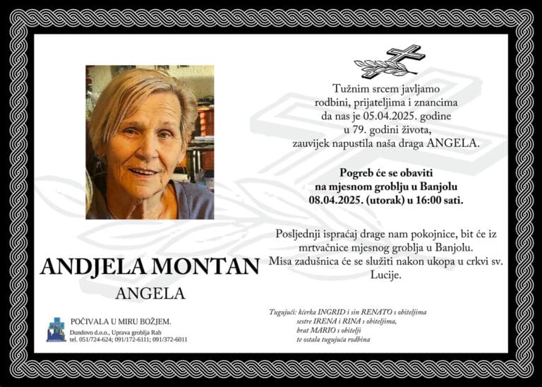 ANDJELA MONTAN – Angela