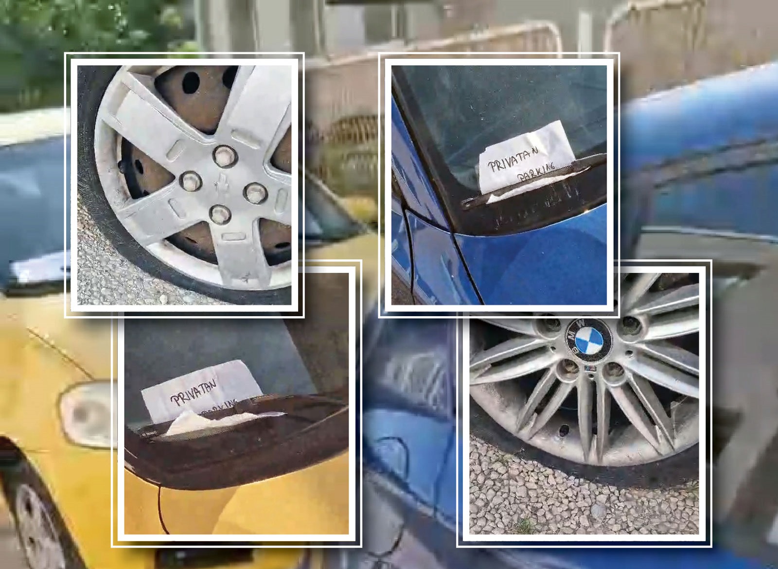 Netko je u Palitu na “neobičan” način upozorio vozače da se radi o privatnom parkingu Netko je u Palitu na “neobičan” način upozorio vozače da se radi o privatnom parkingu