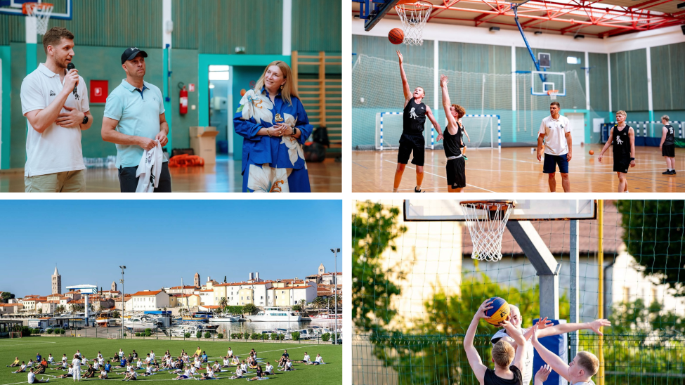 Na Rabu u tijeku košarkaški kamp s 61 polaznikom, košarku ih uči i bivši NBA igrač Na Rabu u tijeku košarkaški kamp s 61 polaznikom, košarku ih uči i bivši NBA igrač