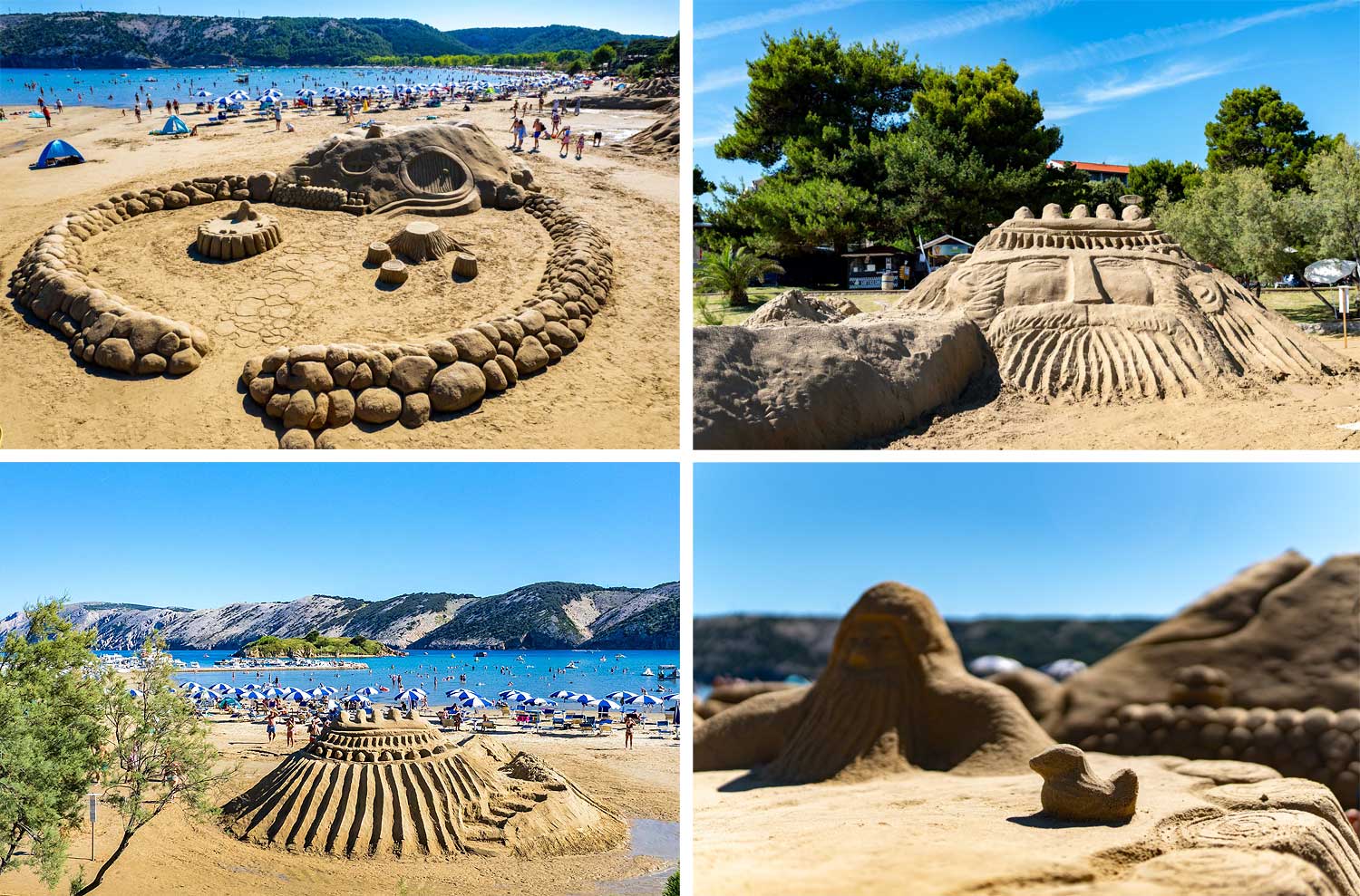 Veličanstvene skulpture od pijeska ponovno se vraćaju na Rajsku plažu Veličanstvene skulpture od pijeska ponovno se vraćaju na Rajsku plažu