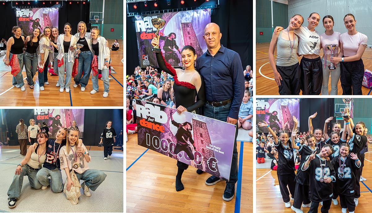 RAB DANCE fest 2025 | Publika uživala u plesnim akrobacijama oko 300 natjecatelja RAB DANCE fest 2025 | Publika uživala u plesnim akrobacijama oko 300 natjecatelja