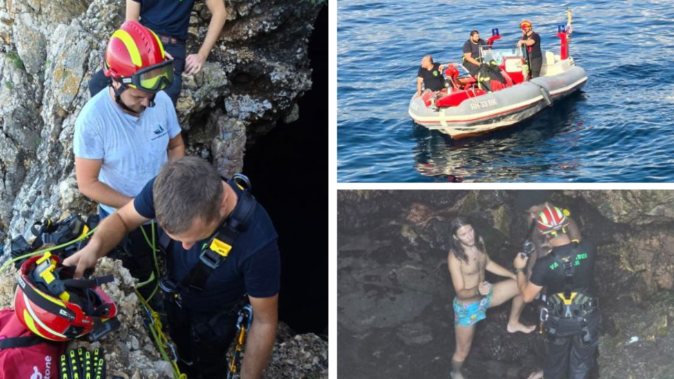 Loparski vatrogasci uspješno izvukli ozlijeđenog turista iz Medove buže