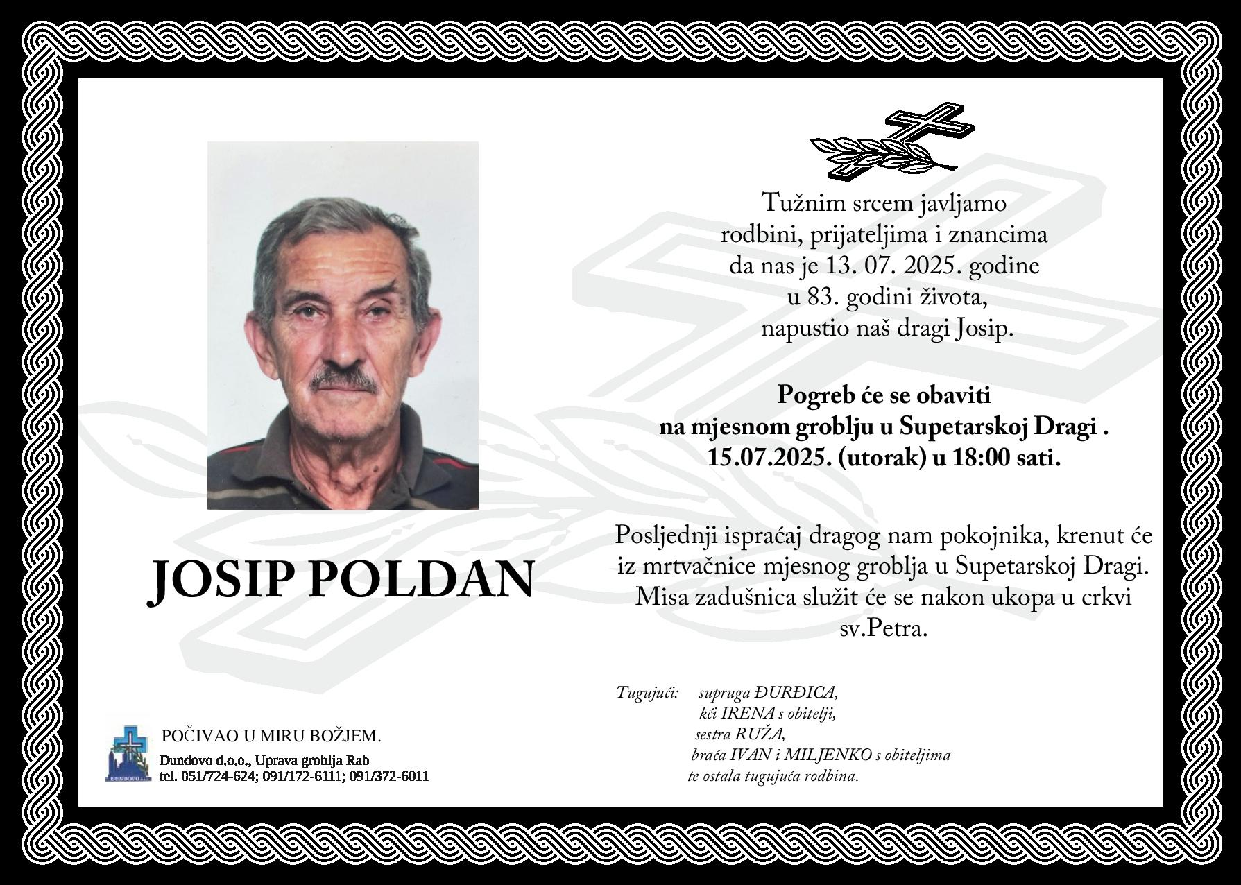 JOSIP POLDAN JOSIP POLDAN