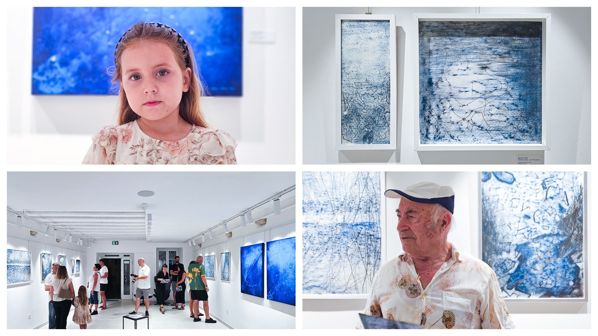 FOTO | Otvorena izložba “Zvjezdani zidovi” Mirne Oštarić Kerr u Galeriji Rab