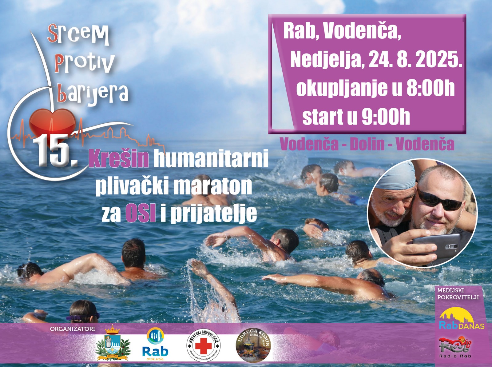Srcem protiv barijera | Dođite na 15. Krešin humanitarni plivački maraton!