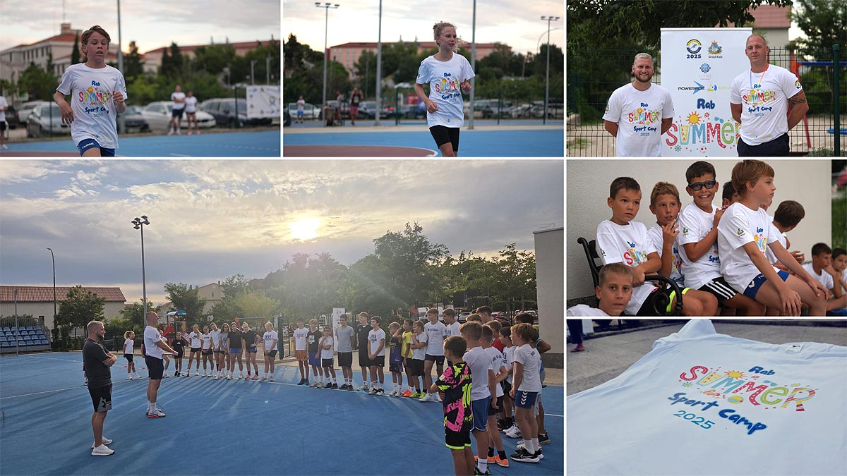 Počeo drugi turnus Rab Summer Sport Campa za djecu i mlade