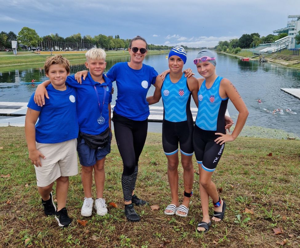 FOTO | Rapski triatlonci nastupili na Jarunu na 4. kolu Hrvatske triatlon lige