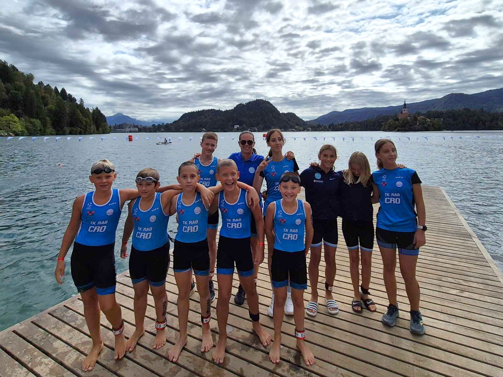 Rapski triatlonci sudjelovali na Triatlon festivalu na Bledu