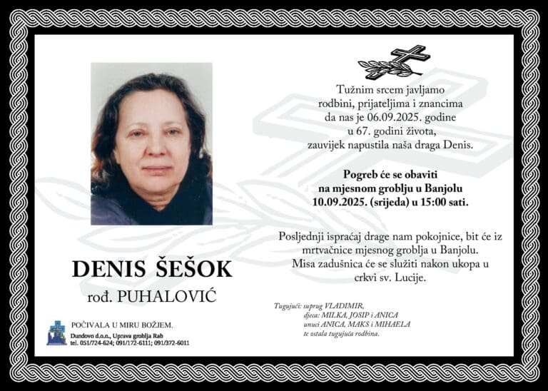 DENIS ŠEŠOK rođ. Puhalović