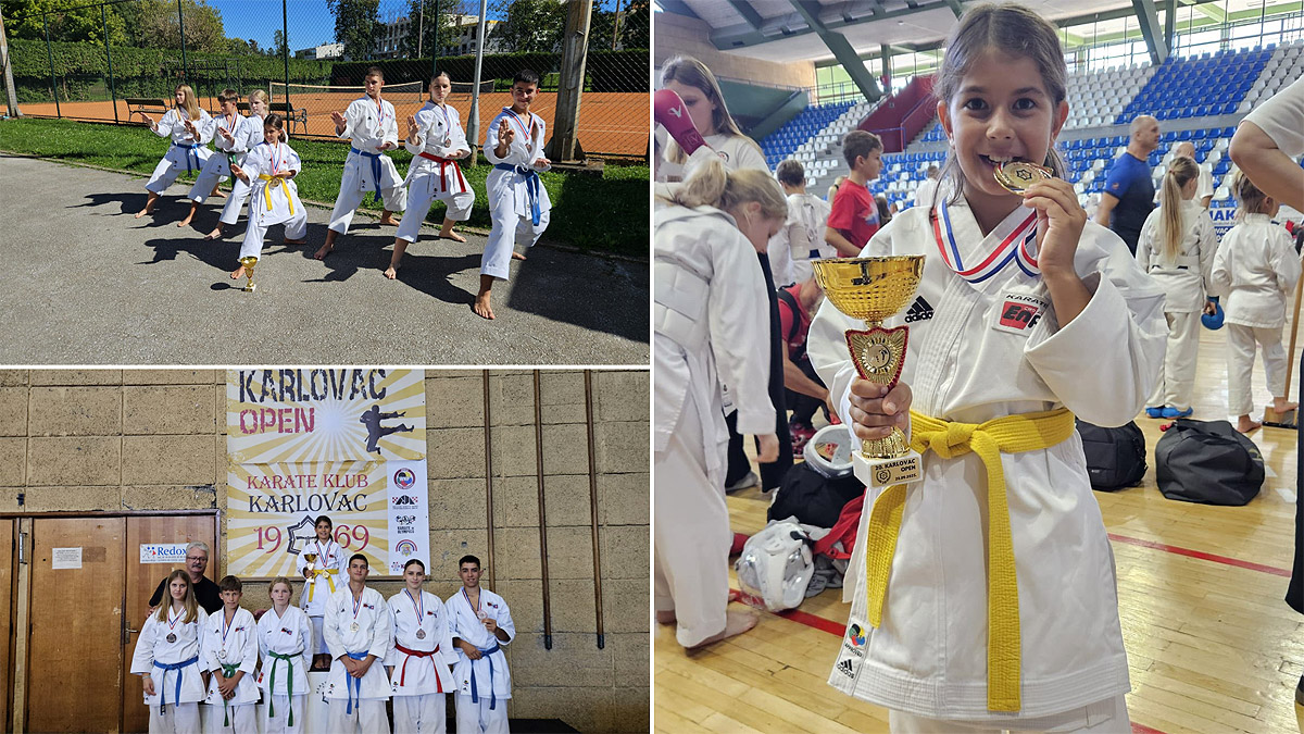 Šest medalja za KK Rab-Enpi na jubilarnom 20. Karlovac Openu