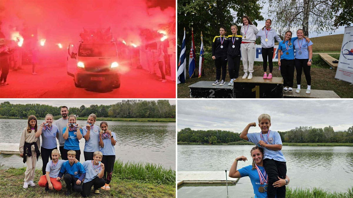 Rapske kajakašice i kajakaši briljirali u Đakovu – osvojeno 17 medalja na državnom prvenstvu
