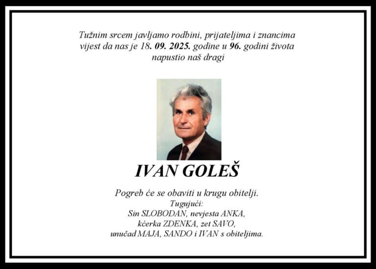 IVAN GOLEŠ