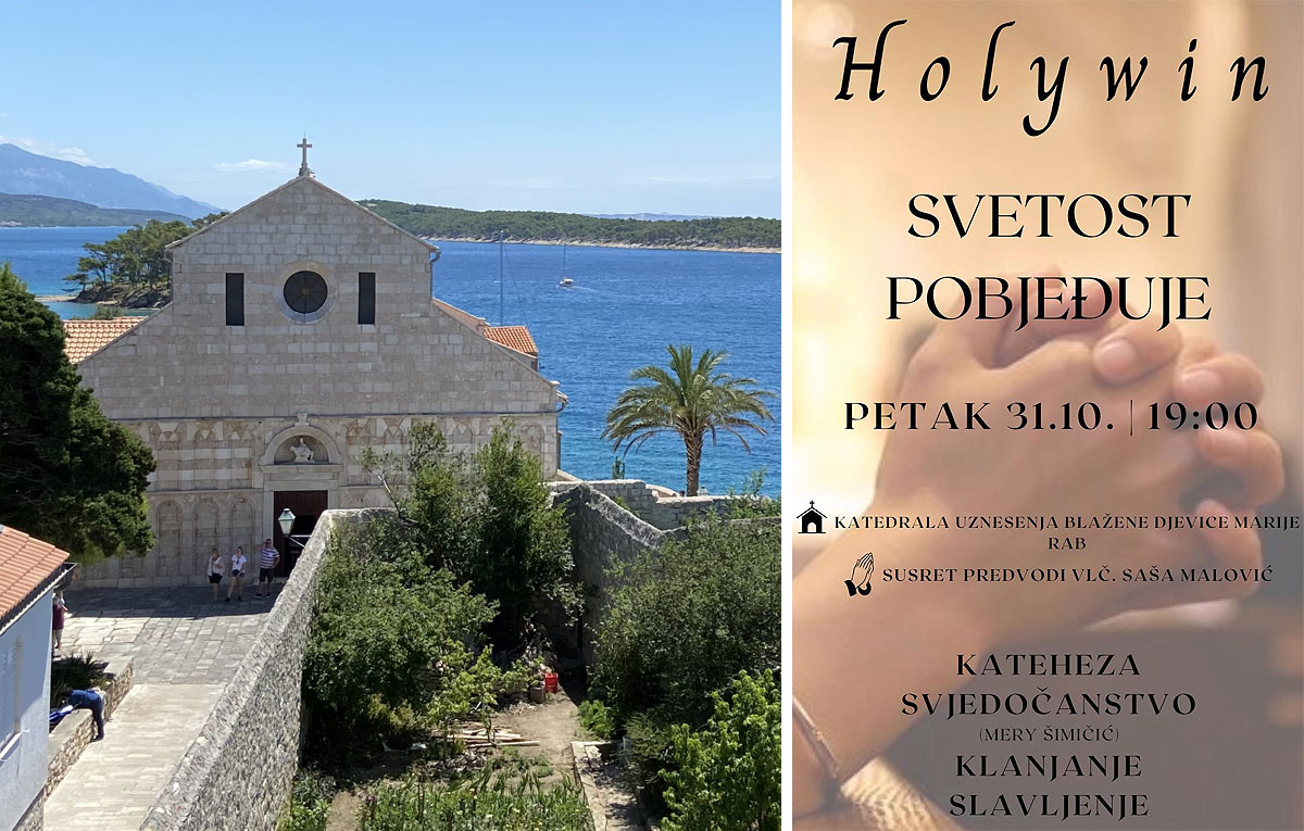 Holywin – Svetost pobjeđuje | Molitveni susret za mlade i sve vjernike u Rabu