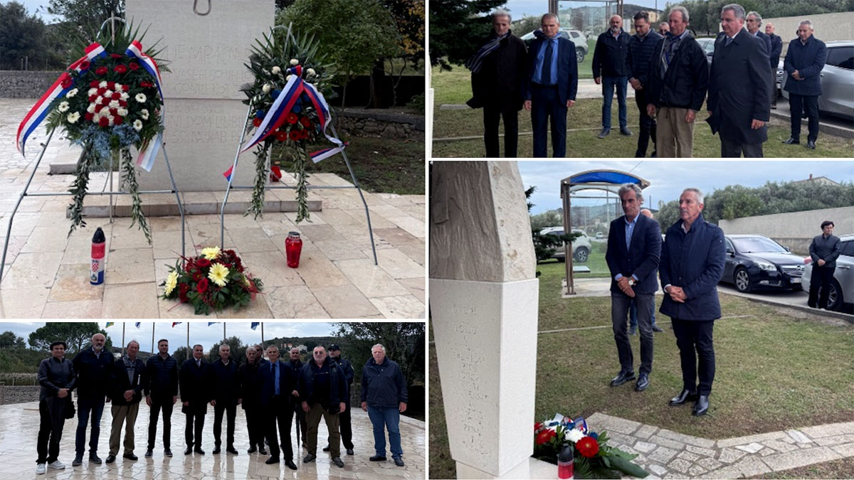Rapske i slovenske delegacije zajednički obilježile blagdan Svih svetih na spomen – groblju Kampor Rapske i slovenske delegacije zajednički obilježile blagdan Svih svetih na spomen – groblju Kampor