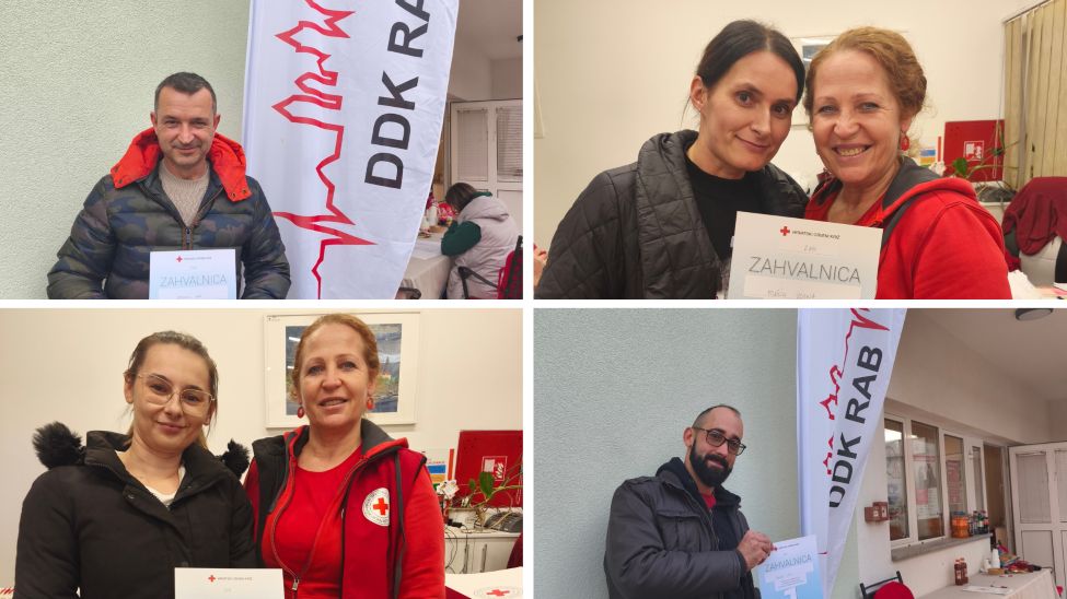 U posljednjoj ovosezonskoj akciji darivanja krvi, GDCK Rab prikupio 109 doza