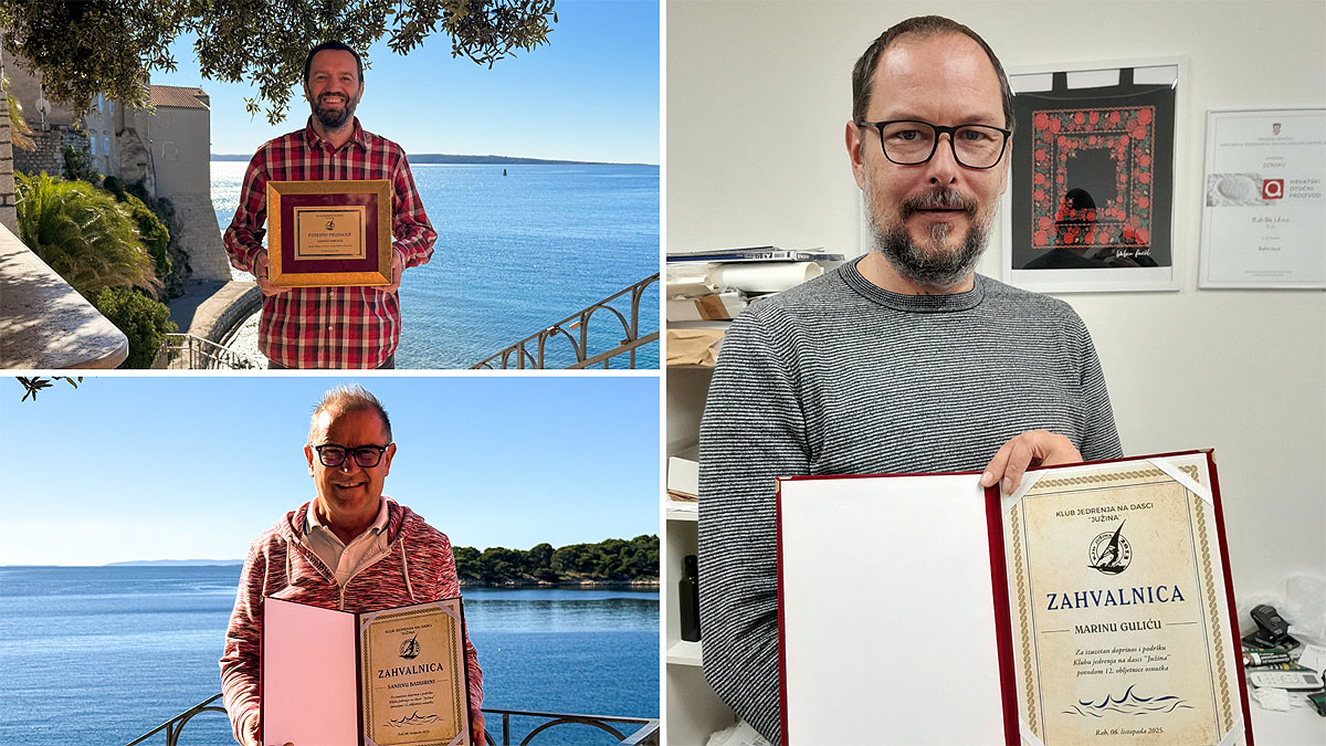 KJD Južina uručio zahvalnice Marinu Guliću i Sanjinu Badurini za izuzetan doprinos i podršku