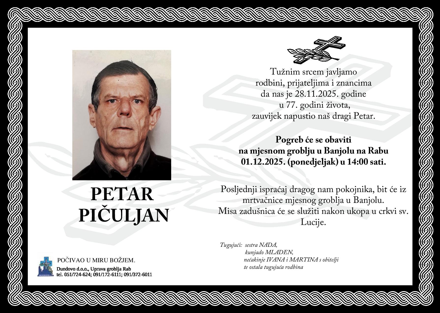 PETAR PIČULJAN