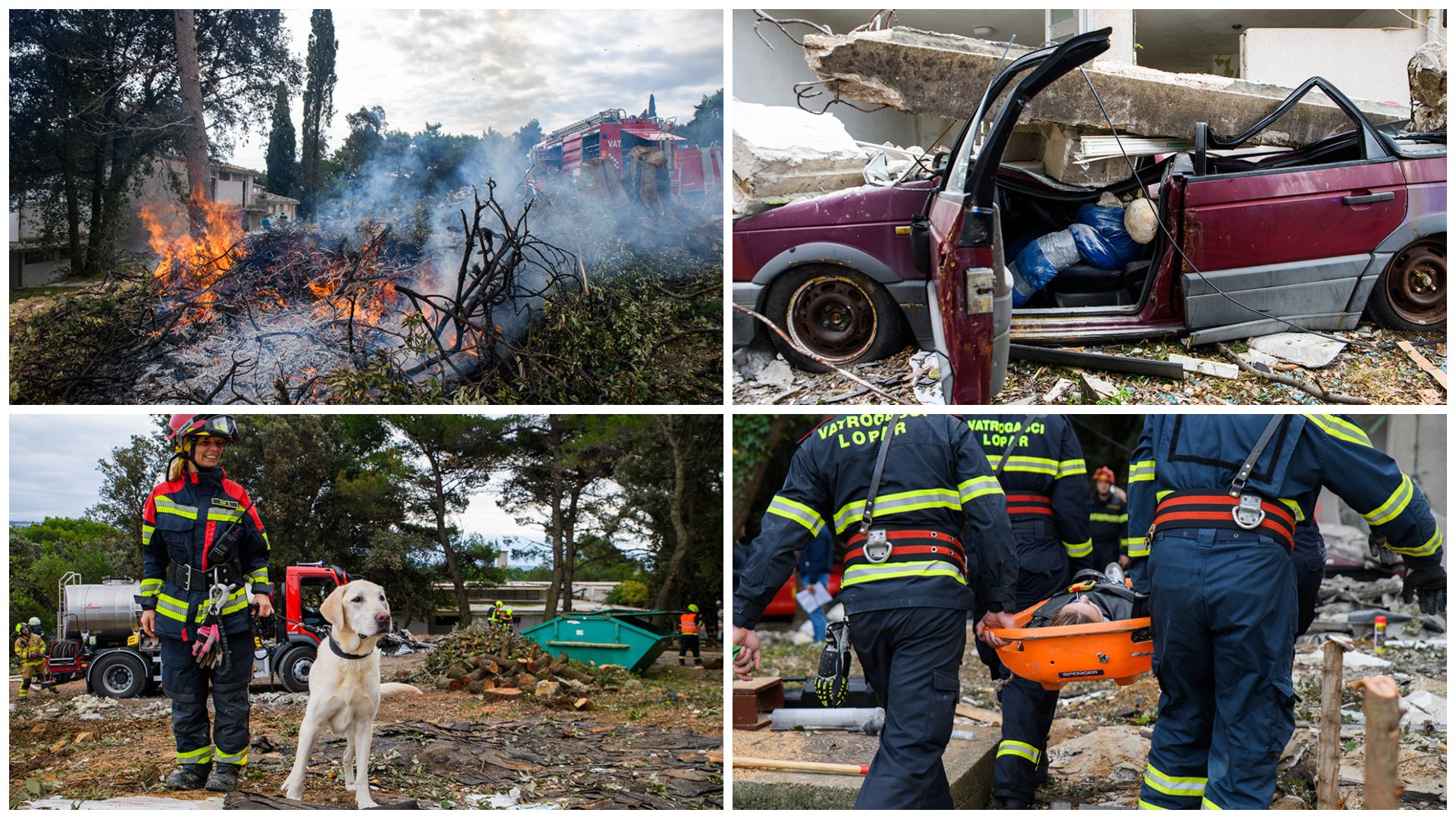 Održana vježba žurnih službi na Rabu: Interoperabilnost testirana na scenariju potresa