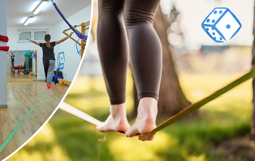 Udruga Kocka nastavlja s radionicom hodanja po špagi (slackline)