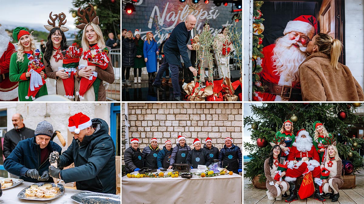 FOTO | Badnje jutro u Rabu uz program Najljepšeg otočnog adventa