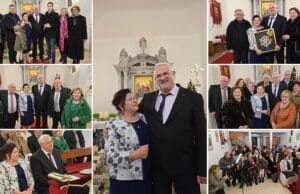 FOTO | Marija i Petar Beg obnovili bračne zavjete i proslavili 50-tu godišnjicu braka