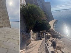 U tijeku su radovi na sanaciji partera Šetališta fra Odorika Badurine