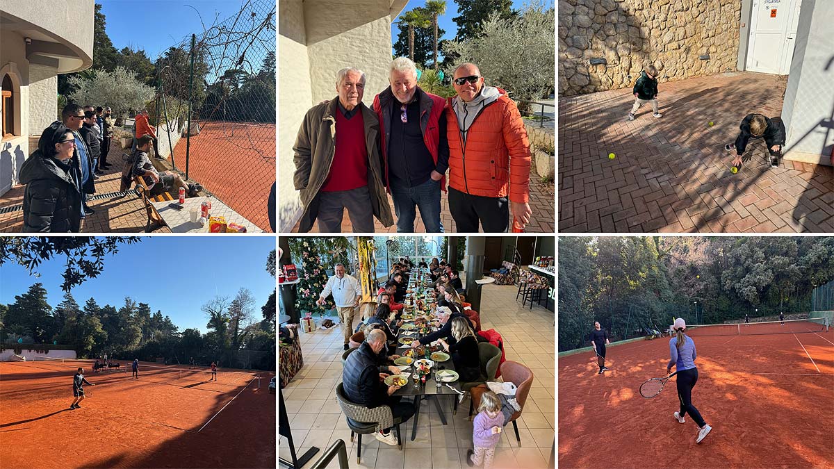 Teniski klub Rab godinu završio na najljepši način – Božićnim humanitarnim turnirom!