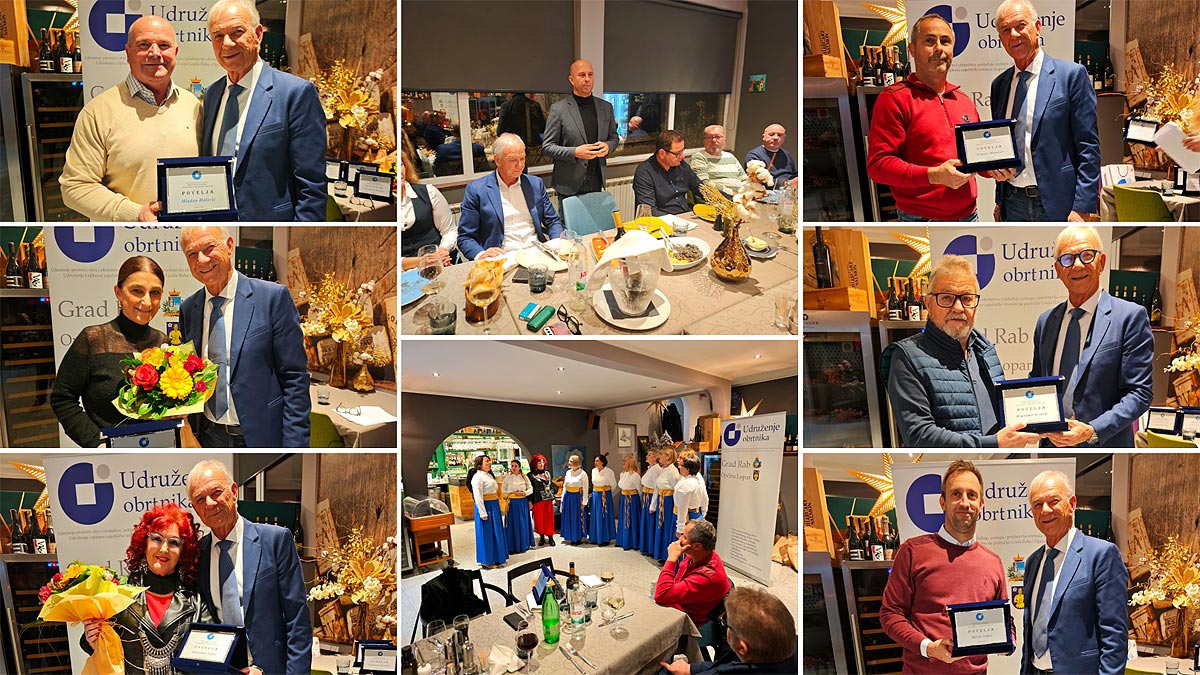 Rapski obrtnici u fokusu: dvije svečanosti i priznanja dugogodišnjoj tradiciji i izvrsnosti