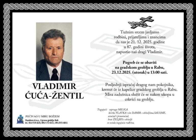 VLADIMIR ĆUĆA – ŽENTIL