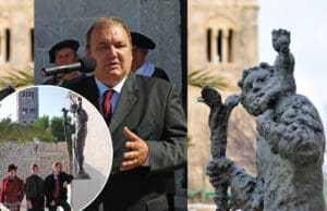 FOTOMEMORIJA | U znaku zaštite i pobjede: sjećanje na otkrivanje kipa sv. Kristofora