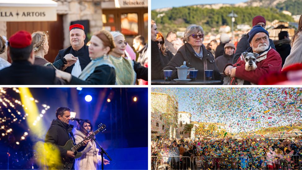 FOTO | Silvestarsko slavlje na Trgu Municipium Arba okupilo brojne građane i goste