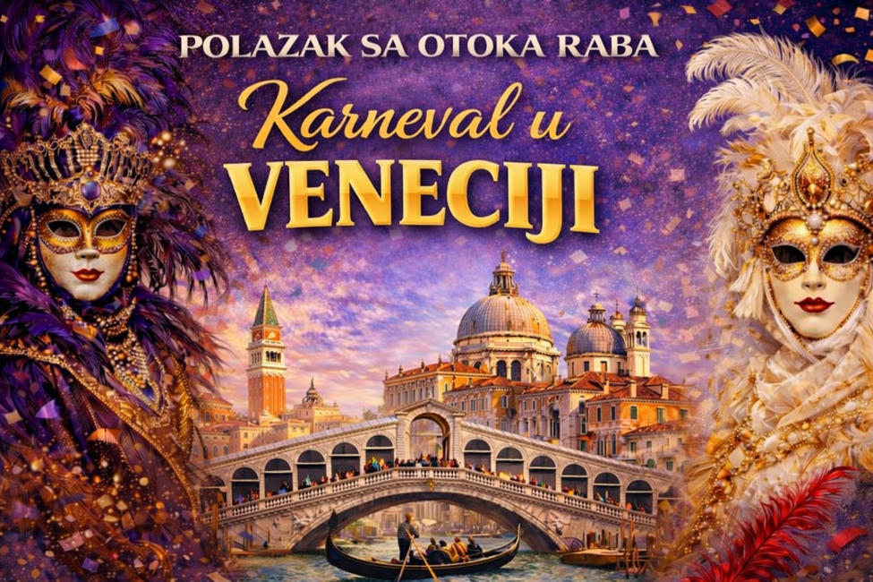 Vikend putovanje iz Raba: karneval u Veneciji, izlet u Padovu i shopping u Noventa di Piave Designer Outletu