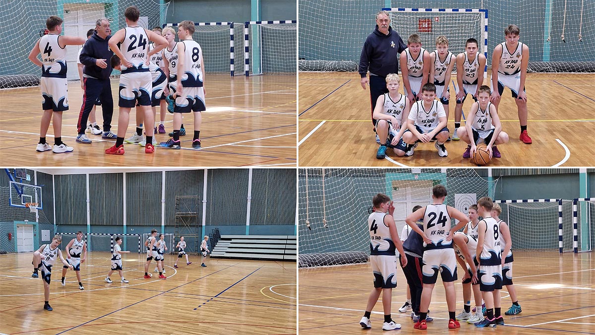 Mlađi kadeti KK Rab pred domaćom publikom uvjerljivi protiv Kraljevice