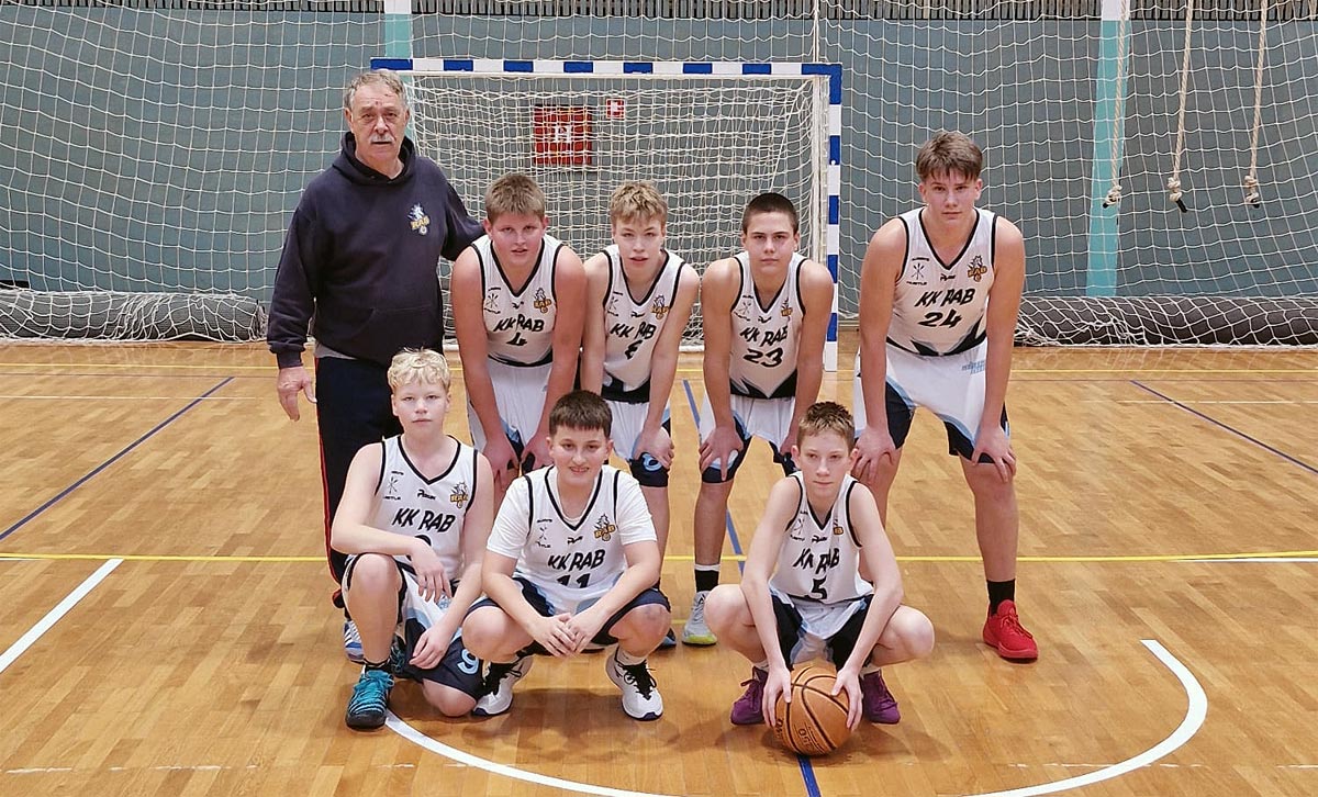 Derbi kola u Rabu: Mlađi kadeti KK Rab love plasman među četiri najbolje momčadi