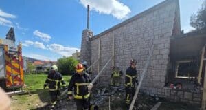 Na Rabu izvršena vježba podupiranja građevina