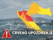 Novo izvanredno priopćenje DHMZ-a: crveno upozorenje podignuto i za riječku regiju